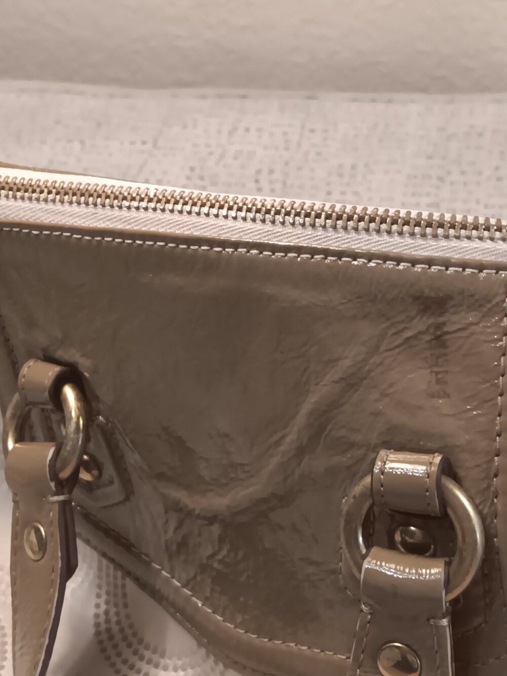 Coach Ashley Dotted Op Art North South convertible satchel shoulder bag purse - Picture 9 of 16